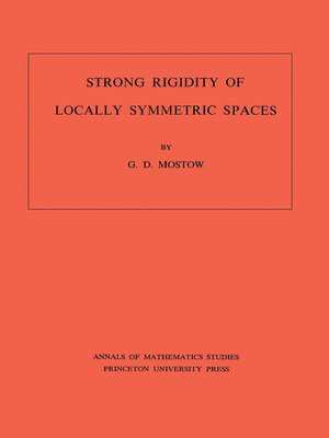 cover image of Strong Rigidity of Locally Symmetric Spaces